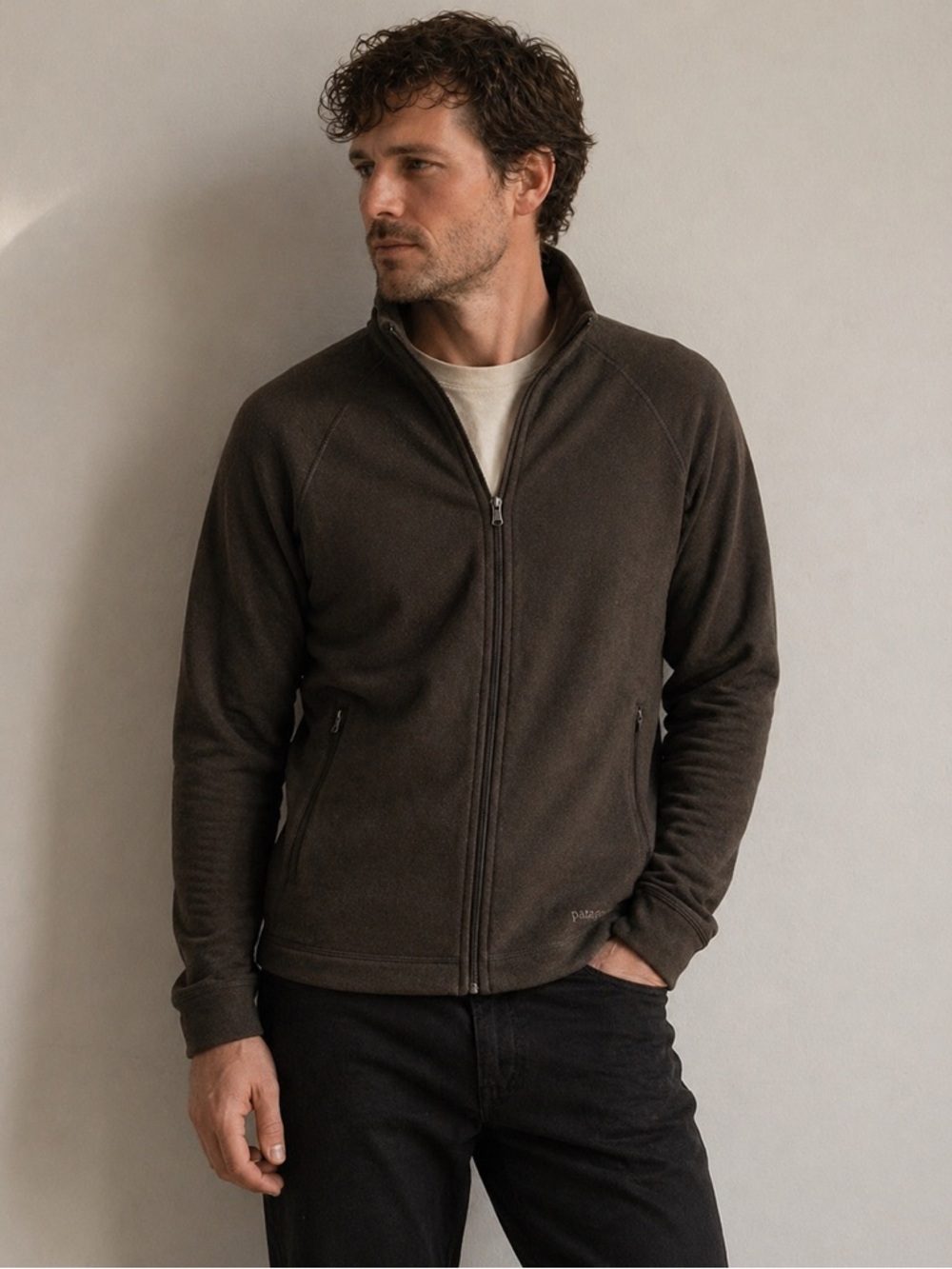 Patagonia Merino Wool 4 Full Zip Base Layer | Espresso | XXL